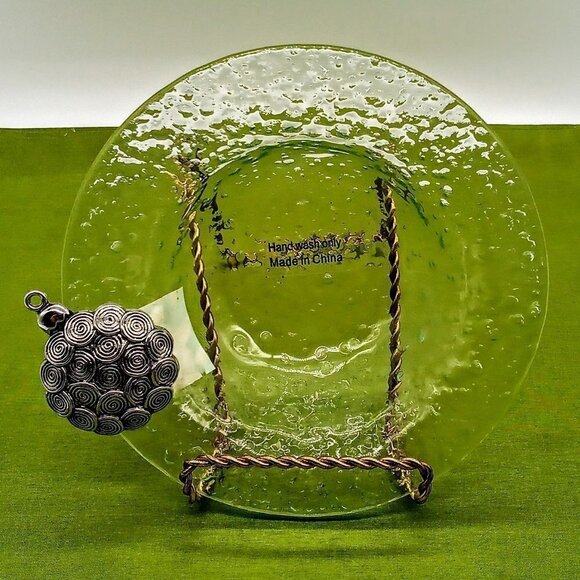 Mud Pie Ornament Holiday Glass Condiment Bowl NWT - Picture 3 of 5